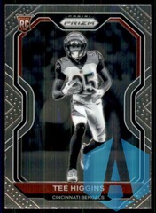 2020 Panini Prizm #308 Tee Higgins Variante Black & White